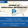 JOM: A Change in the Weather: Understanding Public Usage of Weather Apps